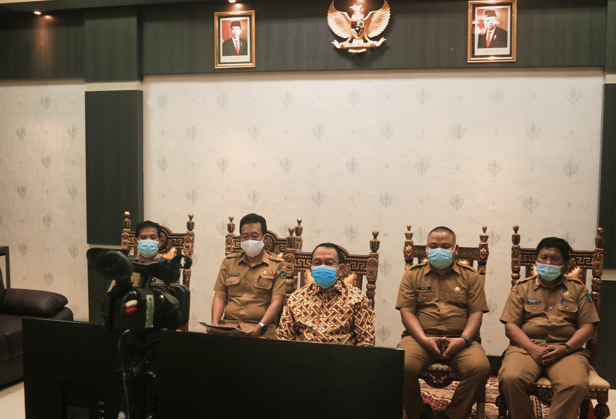 Bupati Pasangkayu Wakili Sulbar Paparkan Kondisi Terkini Penanganan Covid-19